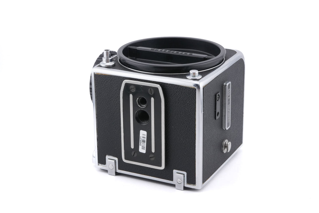 Hasselblad 500C (10022) + Standard Winding Knob (44024) + Waist Level Finder (Old / Silver, 42021)