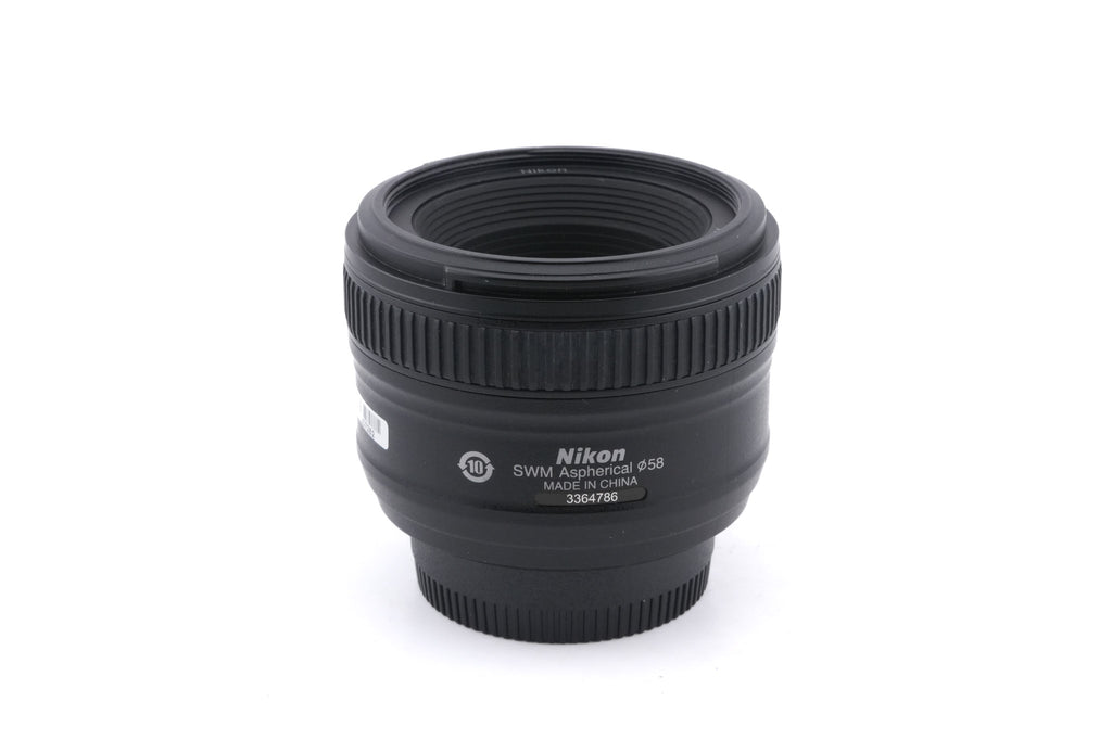 Nikon 50mm f1.8 AF-S Nikkor G