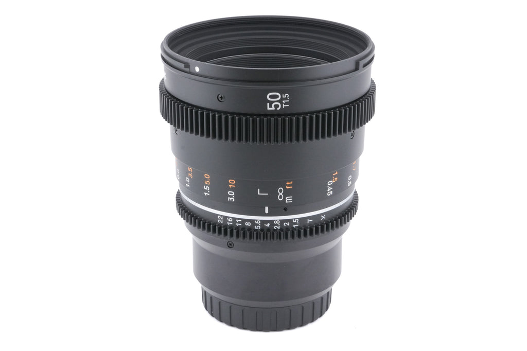Samyang 50mm T1.5 VDSLR MK2