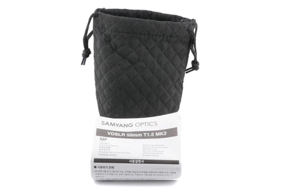 Samyang 50mm T1.5 VDSLR MK2