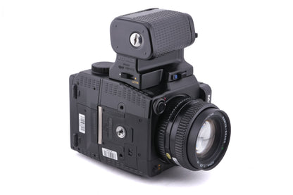Mamiya M645 Super + 80mm f2.8 Sekor C N + 120/220 Roll Film Holder N + AE Prism Finder N + Power Drive N (Y01670)