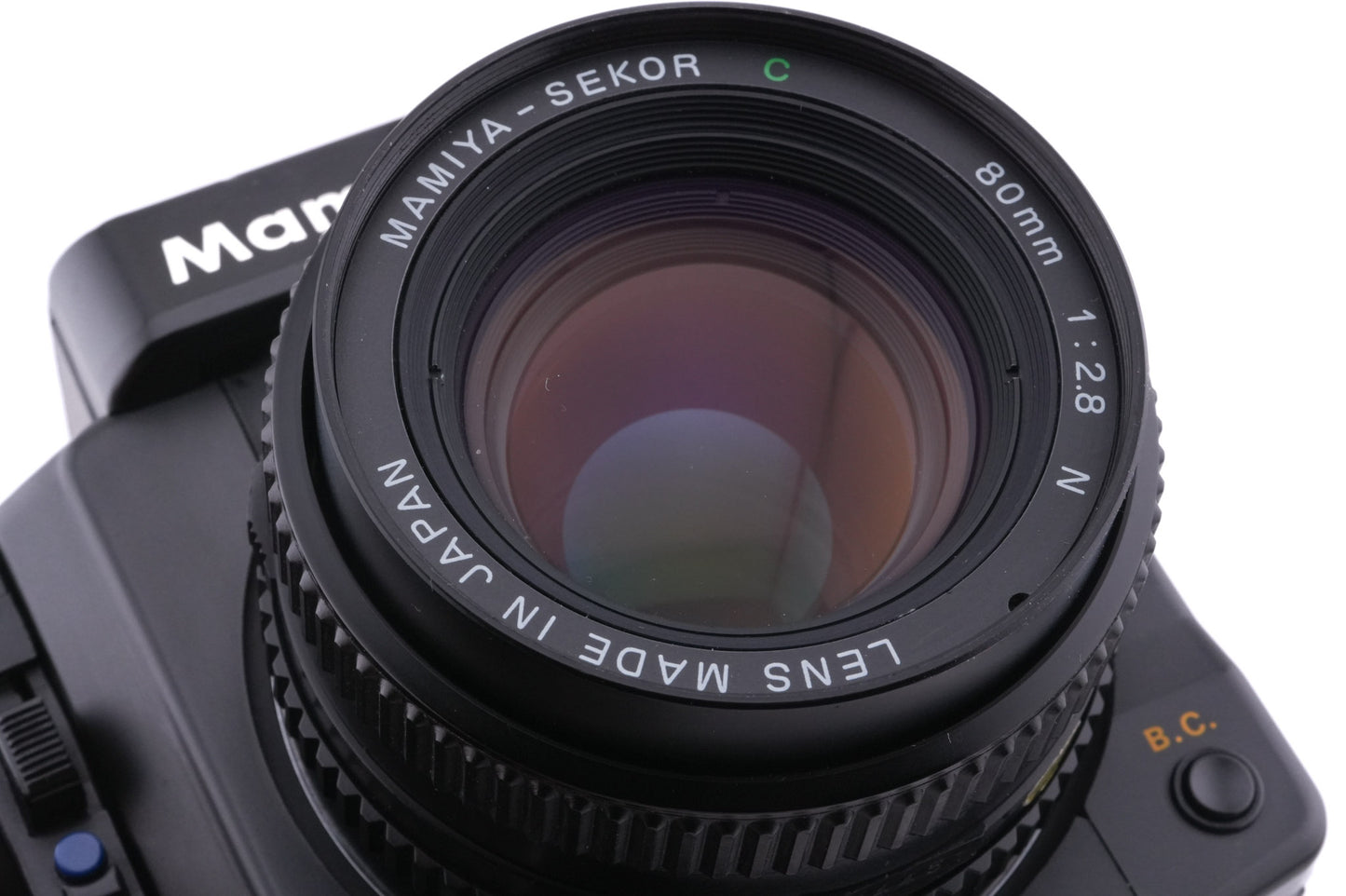 Mamiya M645 Super + 80mm f2.8 Sekor C N + 120/220 Roll Film Holder N + AE Prism Finder N + Power Drive N (Y01670)