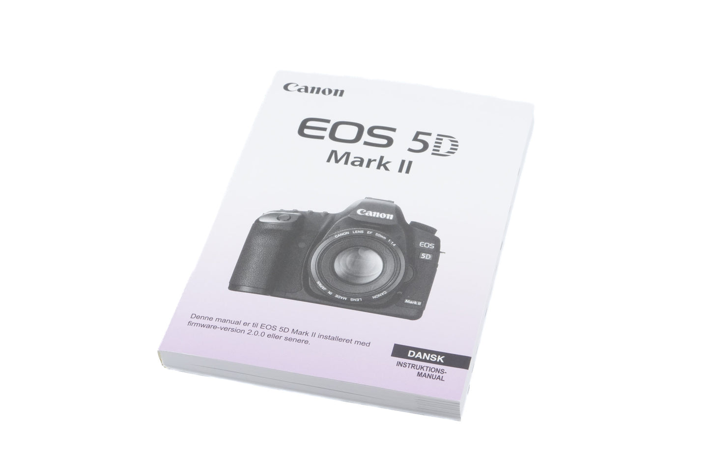 Canon 5D Mark II Instructions