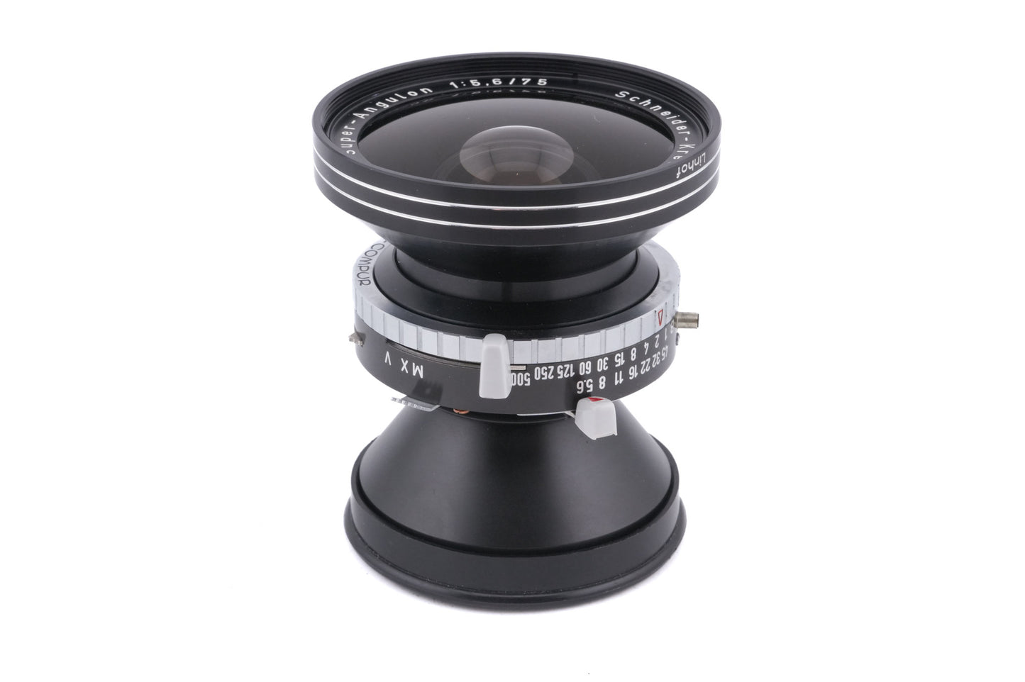 Schneider-Kreuznach 75mm f5.6 Super-Angulon (Shutter)