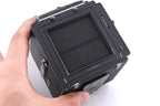 Hasselblad 500C/M (Black, 10170) + A12 Film Magazine (Black, 30147) + Standard Focusing Screen (42161) + Waist Level Finder (Old / Black, 42277)