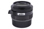 Leica 35mm f2 Summicron-M ASPH. (Type I) (Black, 11879) + Lens Hood (35mm f2 ASPH.) (A42) (12526)