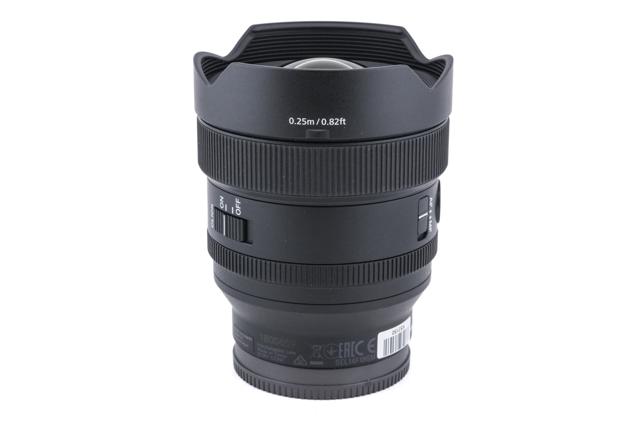 ソニー FE 14mm F1.8 GM SEL14F18GM Sony FE 14mm F1.8 GM Lens Black - SEL14F18GM | Abt