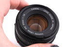 Canon 50mm f1.8 FDn