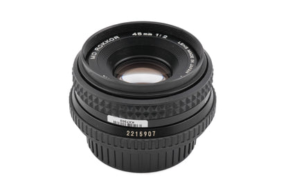 Minolta 45mm f2 MD Rokkor