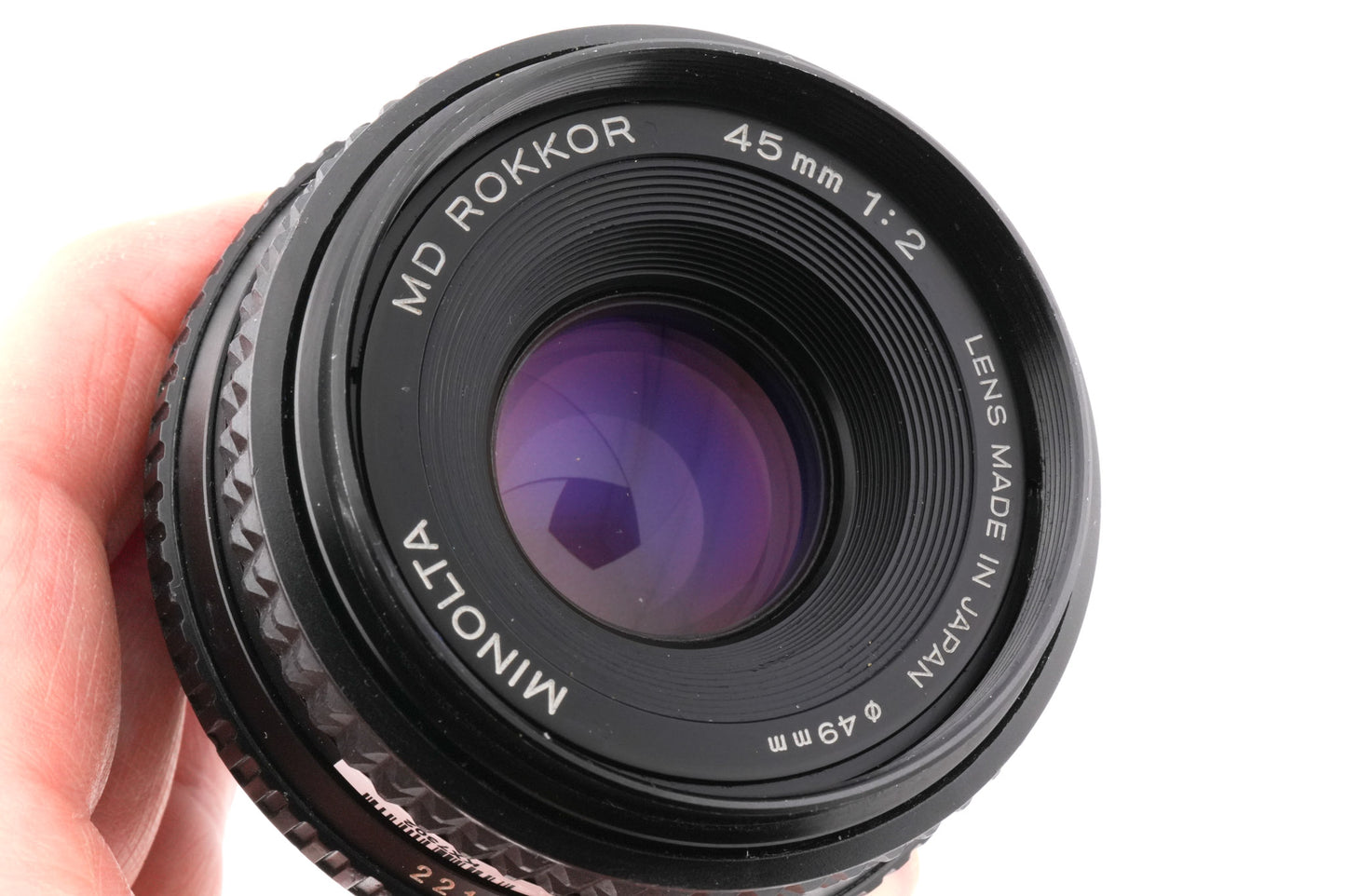 Minolta 45mm f2 MD Rokkor