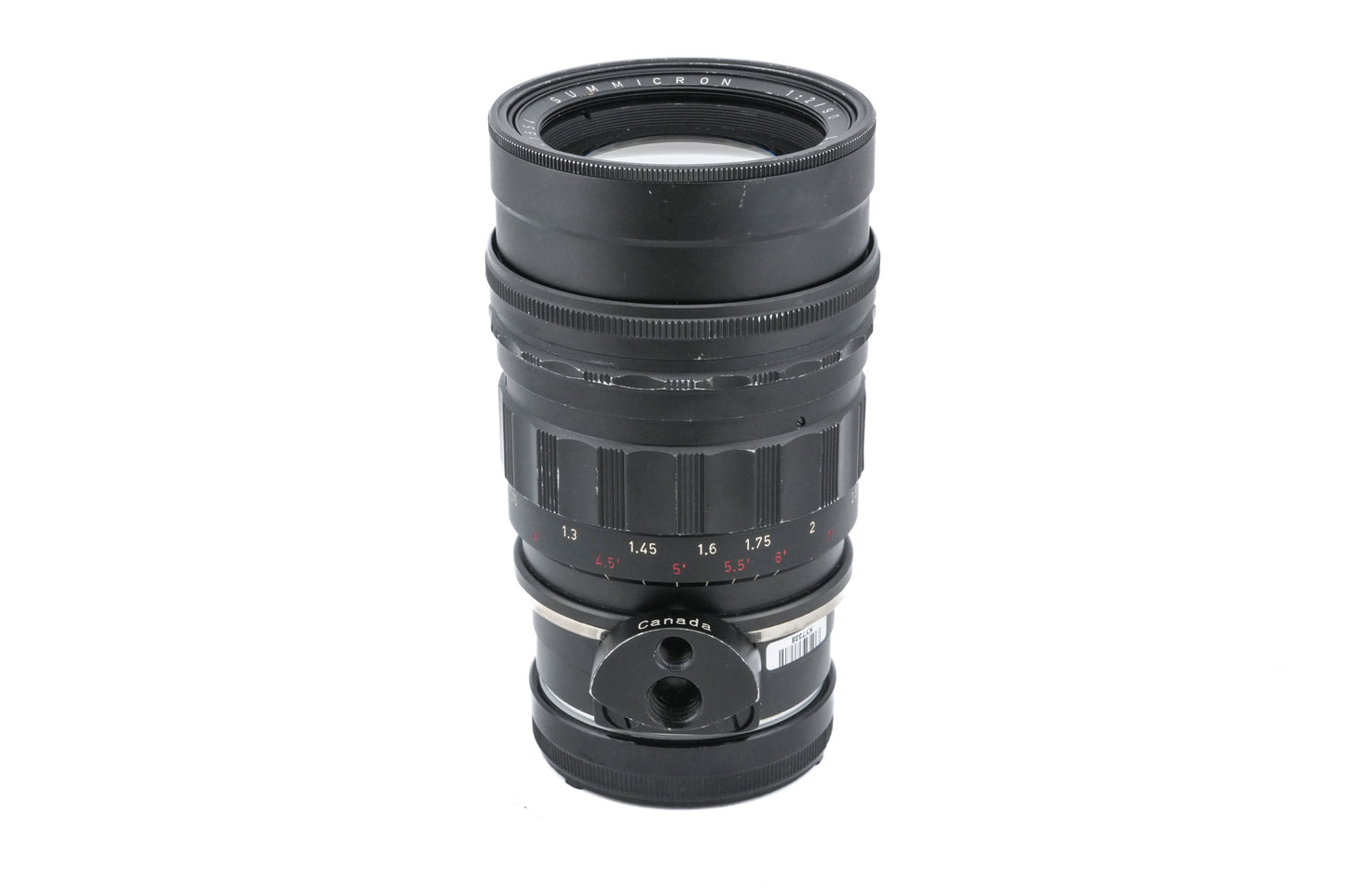 Leica 90mm f2 Summicron (Type II, Preset) (Black, INVOO / 00001)