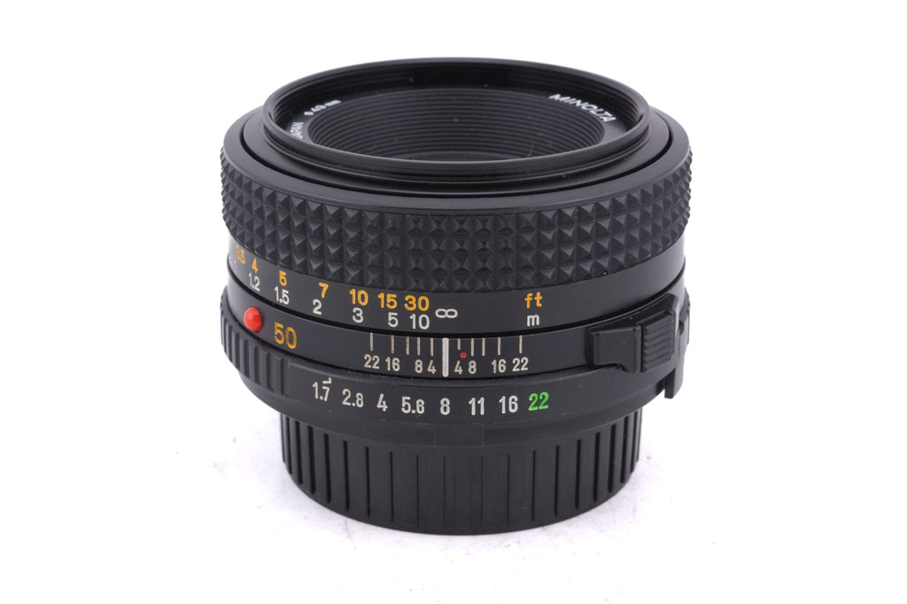 Minolta 50mm f1.7 MD