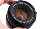 Canon 50mm f1.8 S.C.