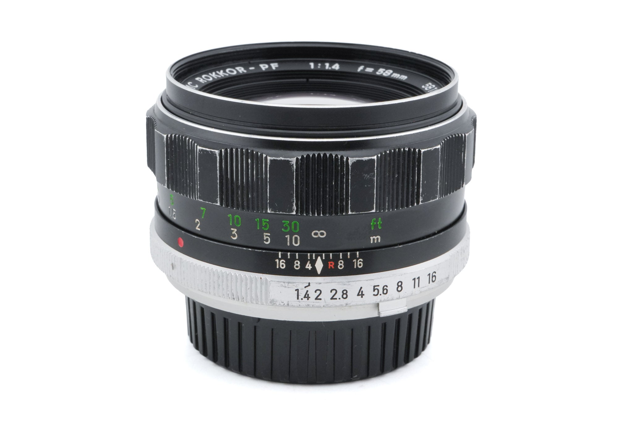 Minolta 58mm f1.4 MC Rokkor-PF