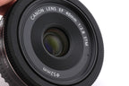 Canon 40mm f2.8 STM