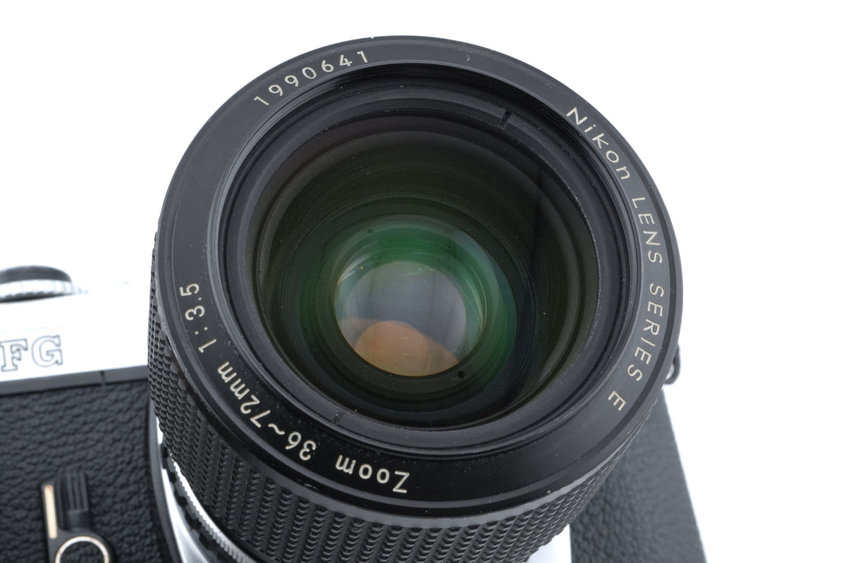 Nikon FG + 36-72mm f3.5 Series E