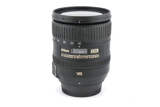 Nikon 16-85mm f3.5-5.6 AF-S Nikkor G ED VR - Lens