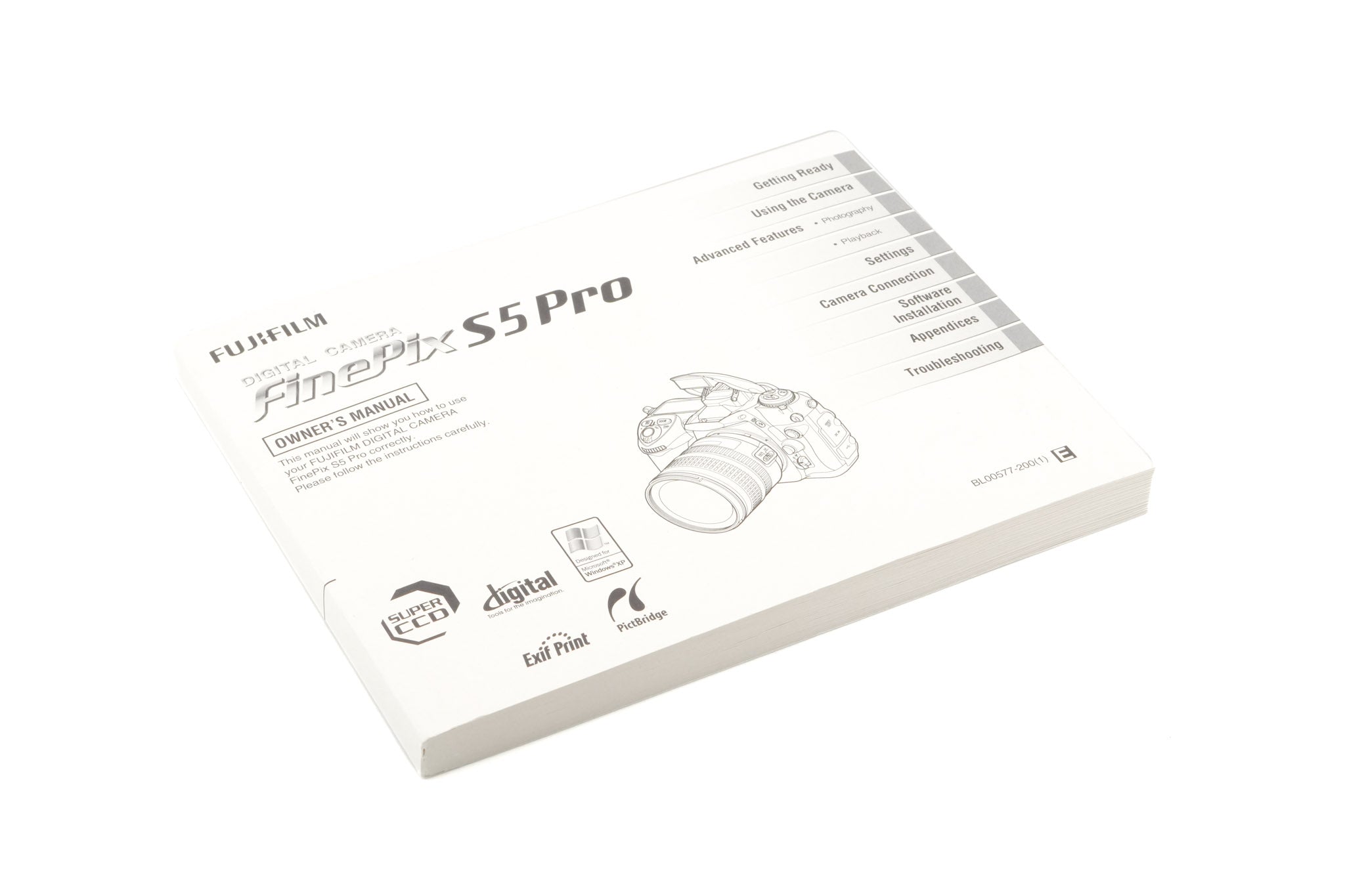 Fujifilm FinePix S5 Pro Instructions - Accessory