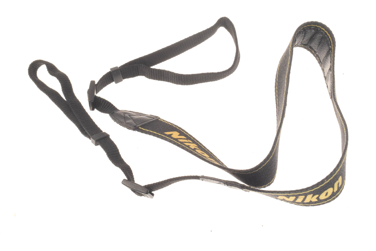 Nikon Black & Yellow Fabric Neck Strap