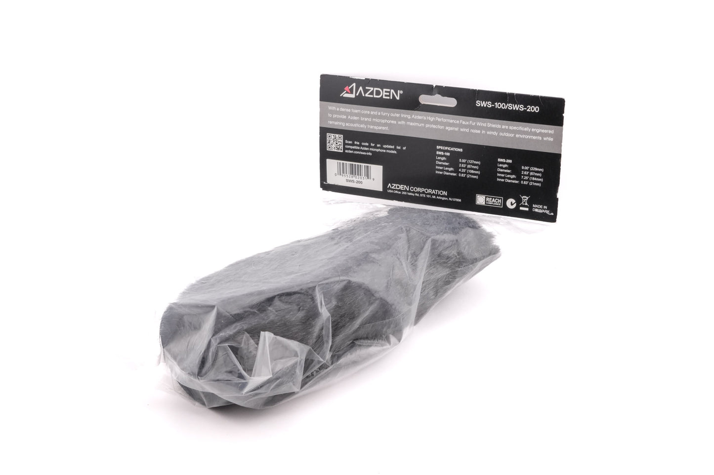 Azden SWS-200 High Performance Faux Fur Wind Shield