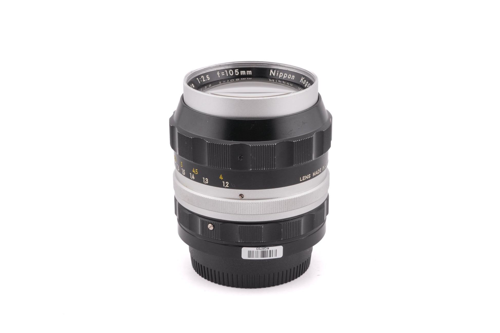 Nikon 105mm f2.5 Nikkor-P Auto Pre-AI – Kamerastore