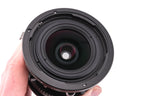 Hasselblad ArcBody (17015) + 45mm f4.5 APO-Grandagon (27045) + Focusing Screen Adapter Standard (41057) + Reflex Viewfinder RMFX (47070) + Small Correction Slide (47003) + Medium Correction Slide (47007) + Large Correction Slide (47011) + Cable Release (5