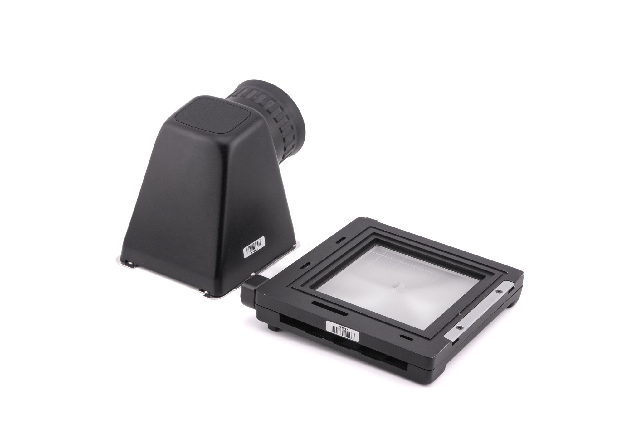 Hasselblad ArcBody (17015) + 45mm f4.5 APO-Grandagon (27045) + Focusing Screen Adapter Standard (41057) + Reflex Viewfinder RMFX (47070) + Small Correction Slide (47003) + Medium Correction Slide (47007) + Large Correction Slide (47011) + Cable Release (5