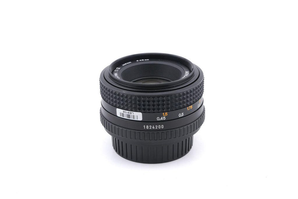 Minolta 50mm f2 MD