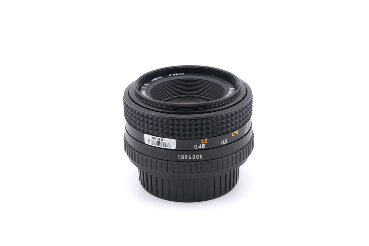 Minolta 50mm f2 MD