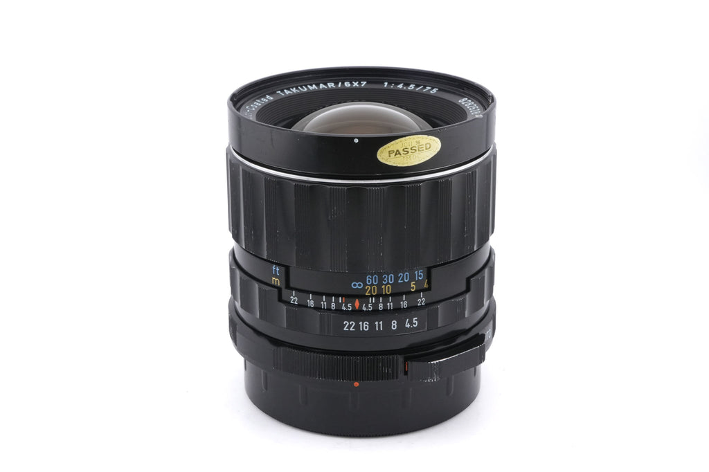 Pentax 75mm f4.5 Super-Multi-Coated Takumar 6x7