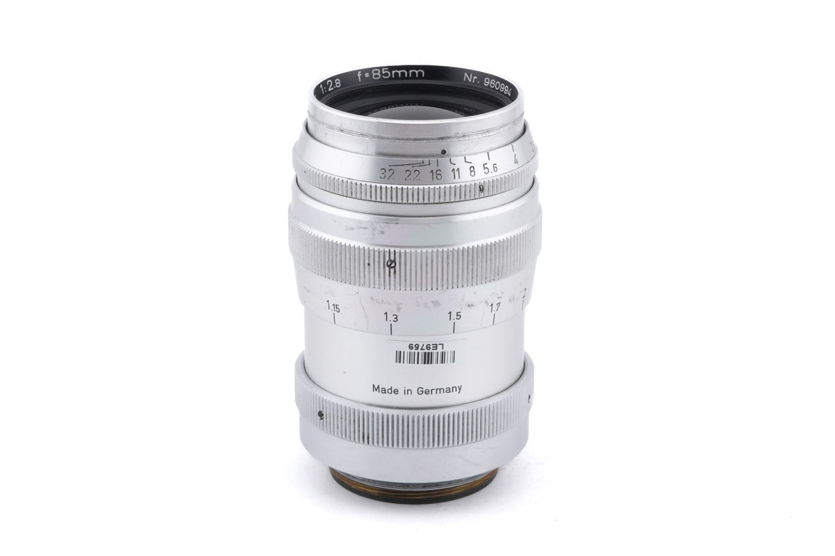 Steinheil 85mm f2.8 München Culminar VL + LTM/M39 - M Adapter (M2 90 / M3 90) (ISBOO / 14098)