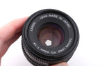 Canon 50mm f1.8 FDn
