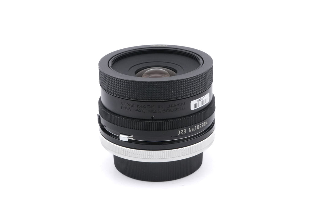 Tamron 28mm f2.5 BBAR MC (02B) + Adaptall 2 - Canon FD Adapter