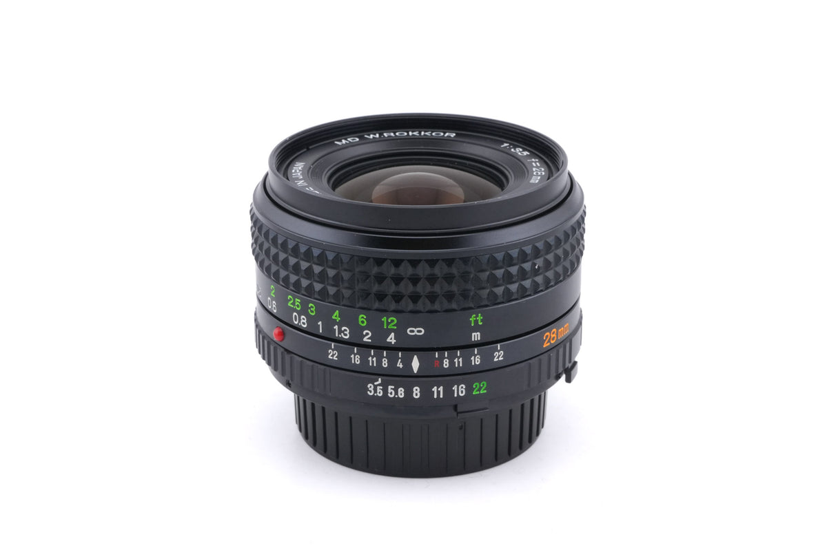 Minolta 28mm f3.5 MD W.Rokkor