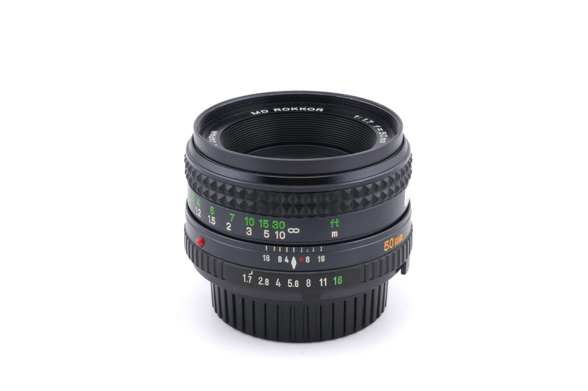 Minolta 50mm f1.7 MD Rokkor