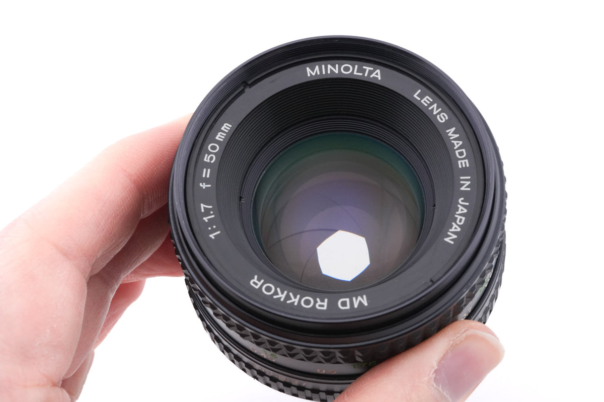 Minolta 50mm f1.7 MD Rokkor
