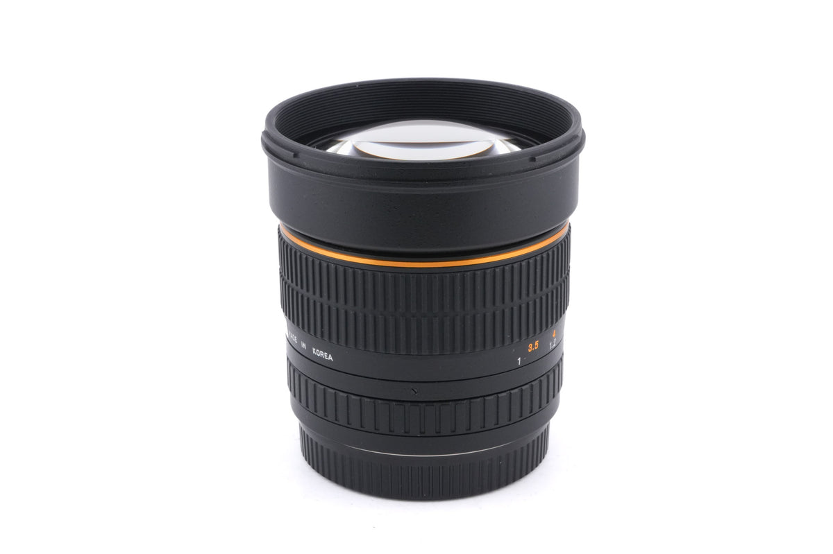 Samyang 85mm f1.4 Aspherical IF