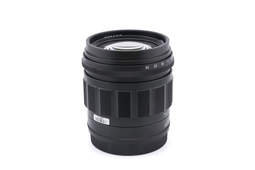 Voigtländer 75mm f1.5 Nokton Asph.