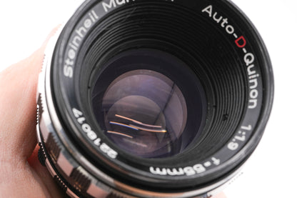 Steinheil 55mm f1.9 Auto-D-Quinon