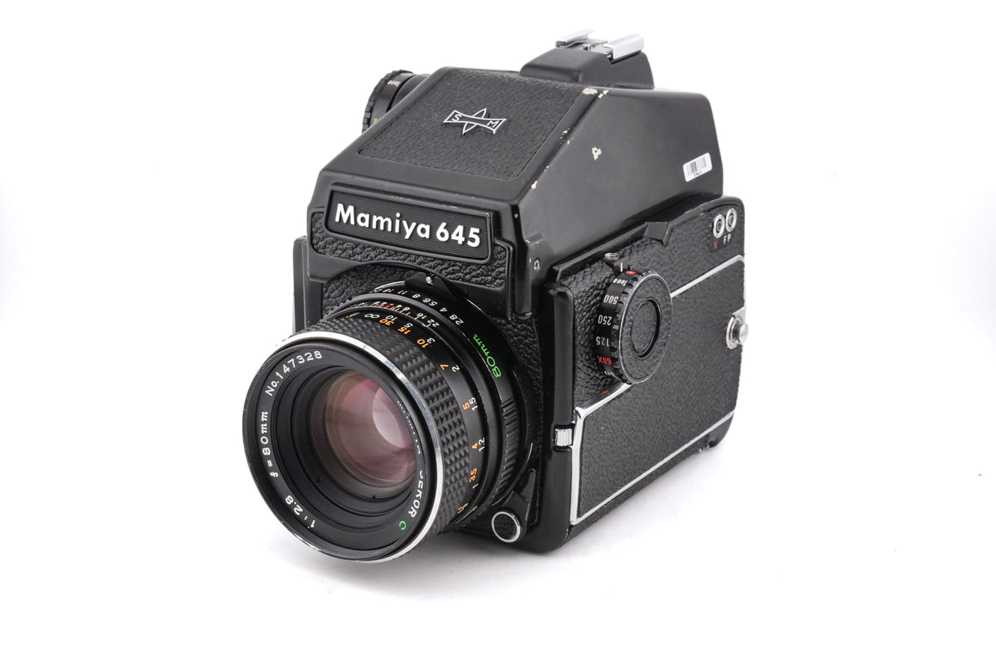 Mamiya M645 1000S + 80mm f2.8 Sekor C + PD Prism Finder S