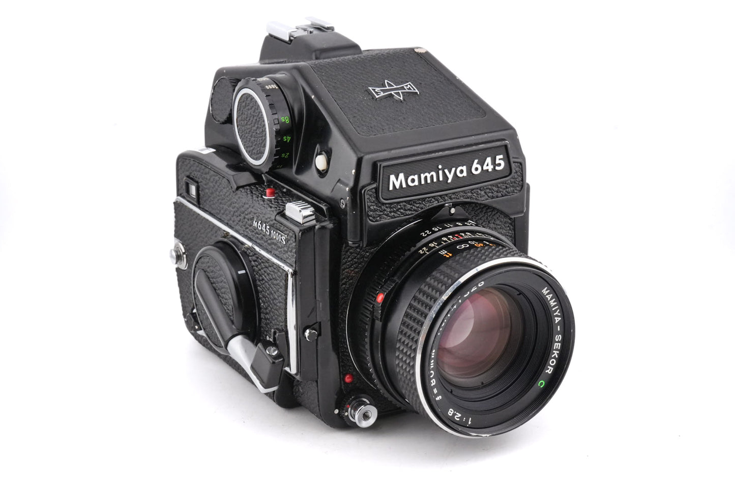 Mamiya M645 1000S + 80mm f2.8 Sekor C + PD Prism Finder S