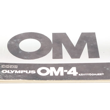 Olympus OM-4 Instructions