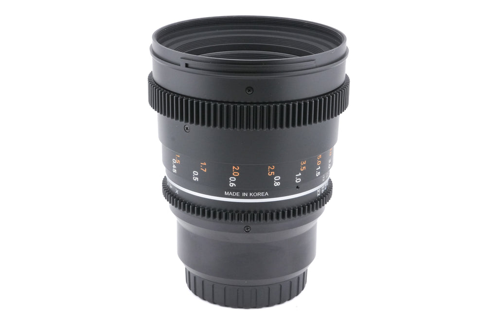 Samyang 50mm T1.5 VDSLR MK2