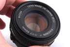 Ricoh 50mm f1.7 Rikenon P