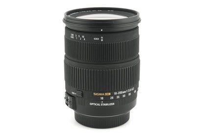 Sigma 18-200mm f3.5-6.3 DC OS