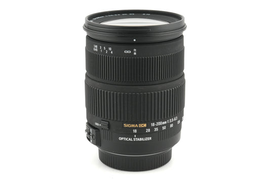 Sigma 18-200mm f3.5-6.3 DC OS