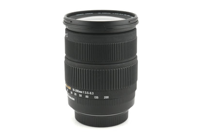 Sigma 18-200mm f3.5-6.3 DC OS