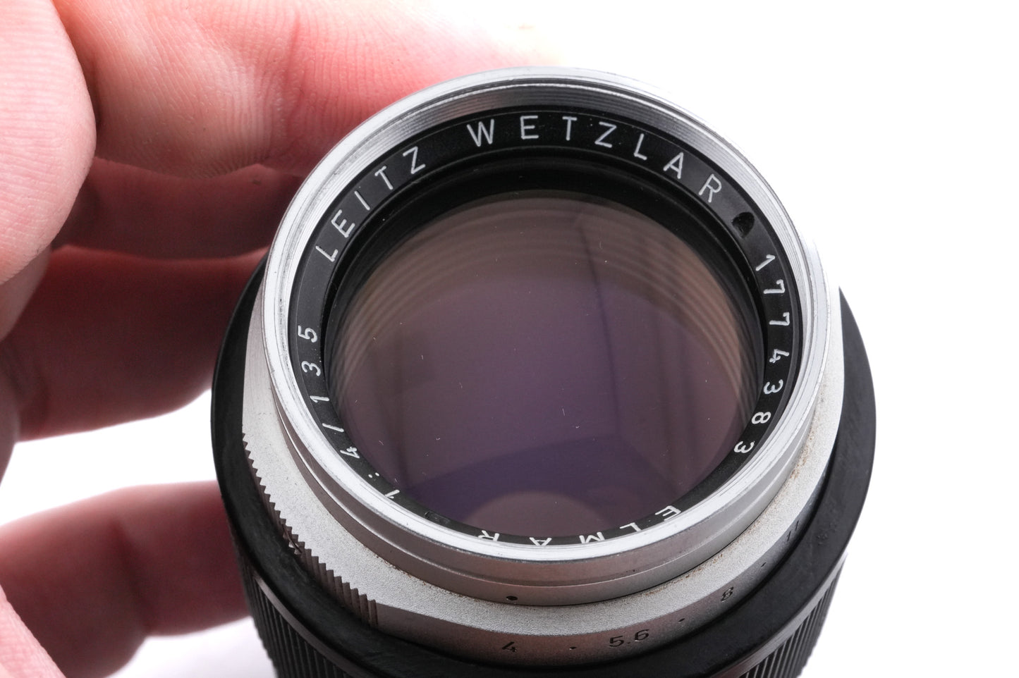 Leica 135mm f4 Elmar (Optical Head, 11951) + Short Focusing Mount (14071)