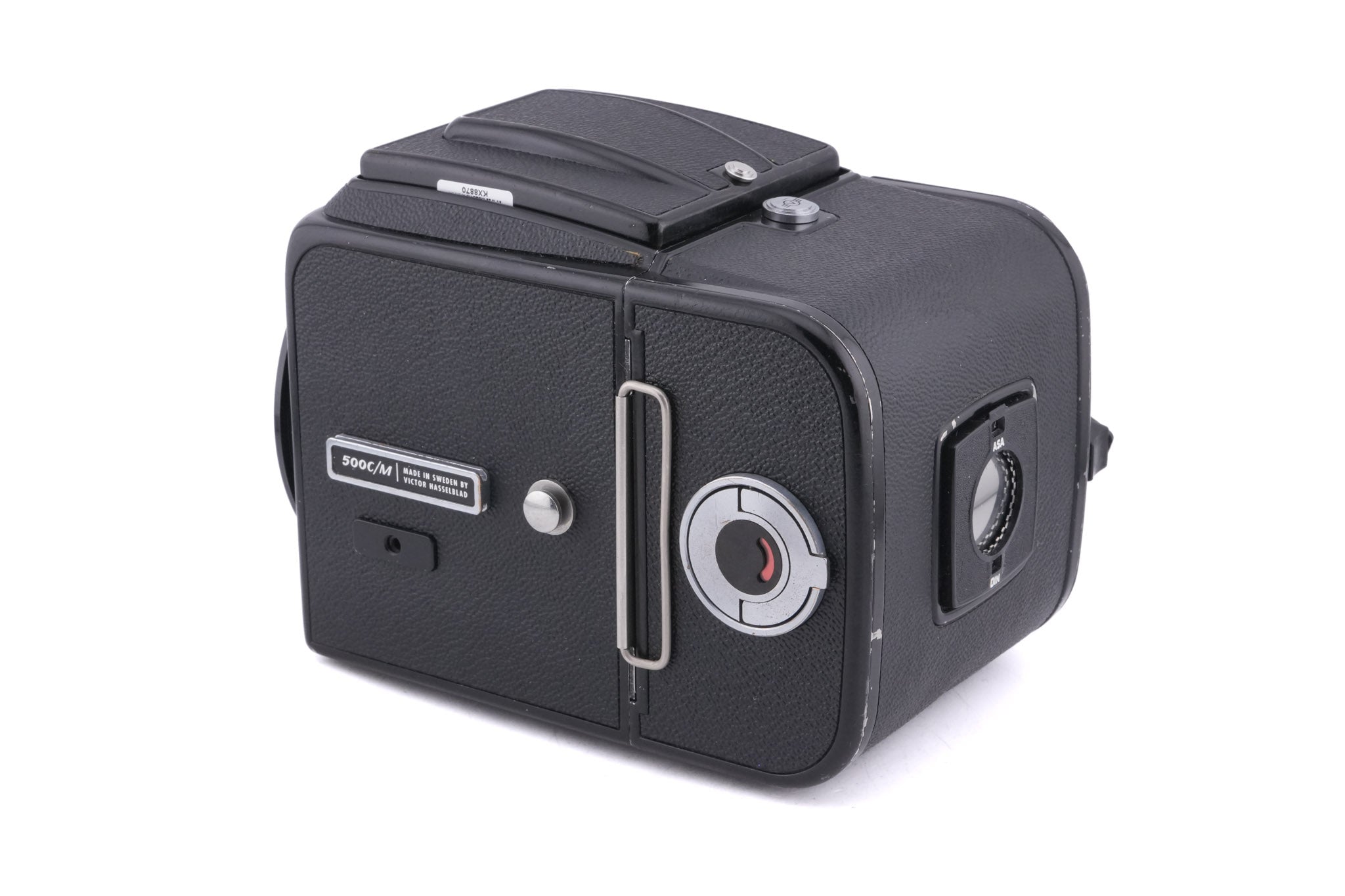 Hasselblad 500C/M (Black, 10170) + Waist Level Finder (Old / Black, 42277) + A12 Film Magazine (Black, 30147) + Acute Matte D Standard Focusing Screen (42204)