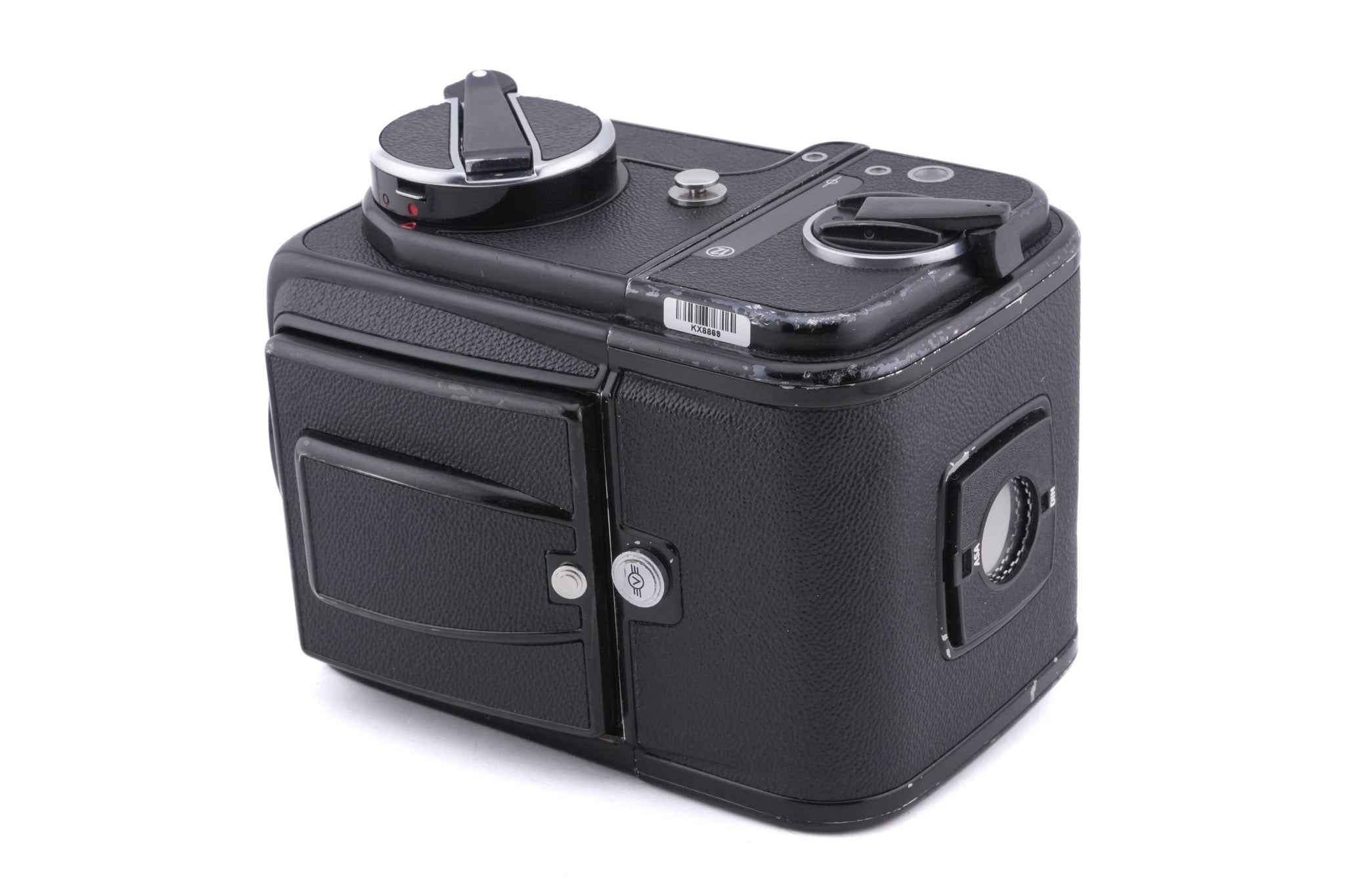 Hasselblad 500C/M (Black, 10170) + Waist Level Finder (Old / Black, 42277) + A12 Film Magazine (Black, 30147) + Acute Matte D Standard Focusing Screen (42204)